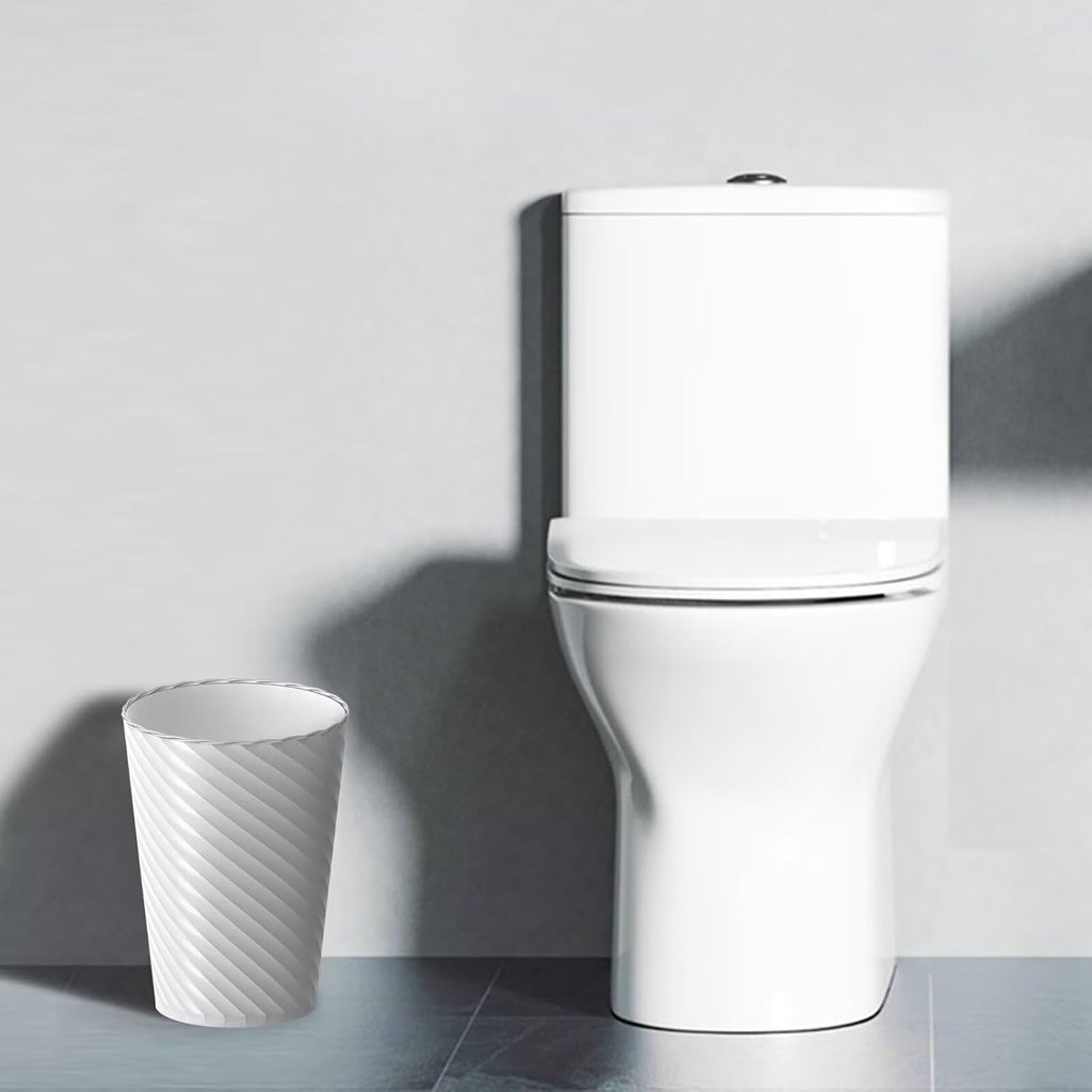 Bathroom Trash Cans (Pack of 3, 1.8 Gallons / approx. 6.8 Liters, Trash Bags Included)