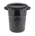 20-Gallon Trash can. with lid. Black : Home & Kitchen